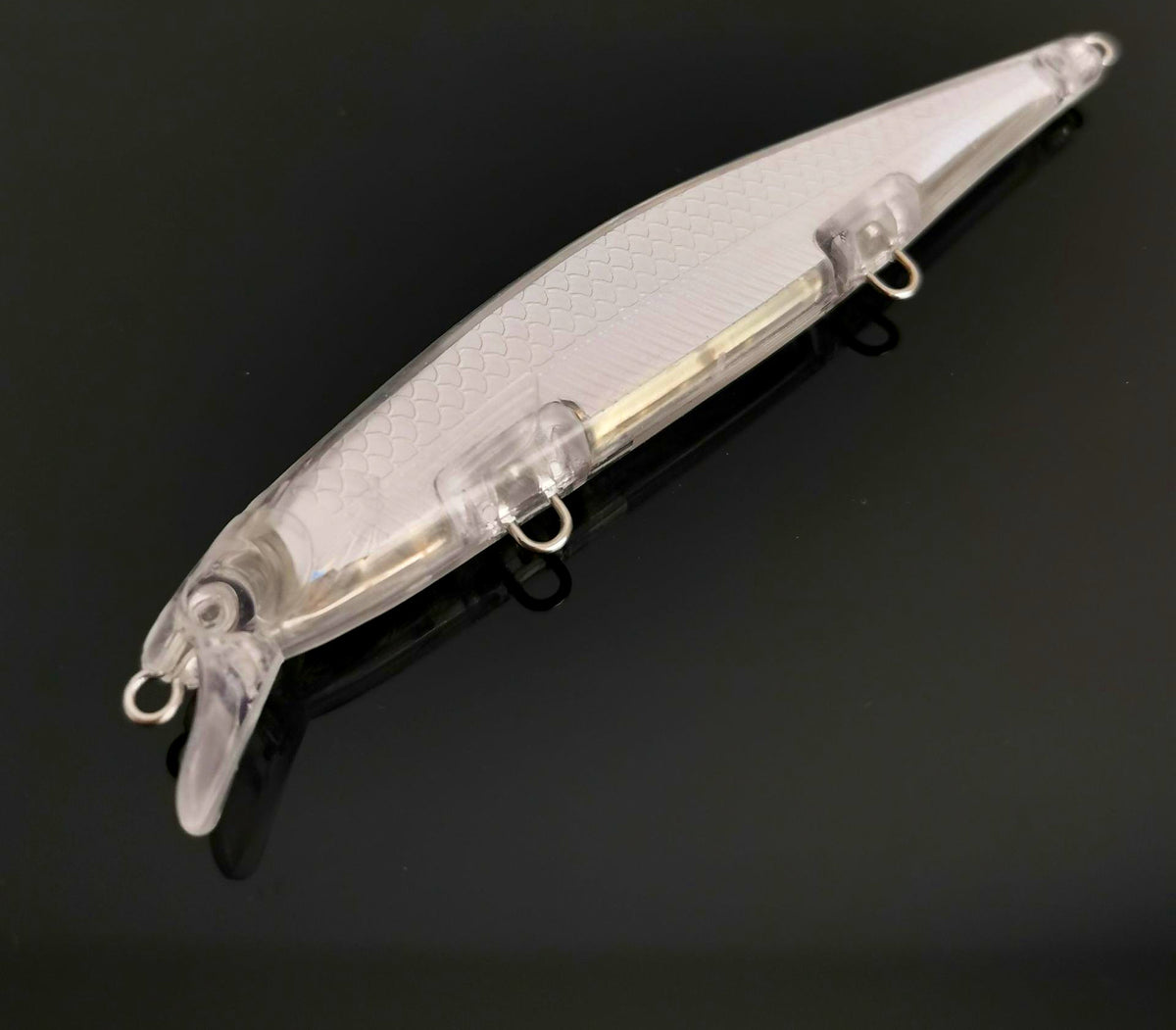 Unpainted Short Lip Minnow Lure Blank, 11 g (0.39 oz), 11 cm – product photo