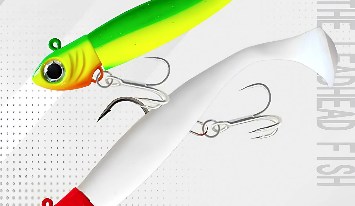 T-Tail Soft Bait Jig Head Set, 2-Pack, 15–47 g (0.5–1.7 oz) – product photo