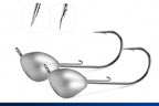 Barbed Lead Jig Head Hooks for Soft Baits, 0.7–10.2 g – product photo