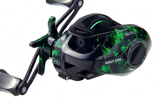 Round Baitcasting Reel 7.2:1, 4+1 Bearings, Metal Spool – product photo