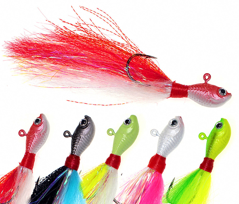 Bucktail-Style Lead Head Jig, 10–42 g (0.35–1.5 oz) – product photo