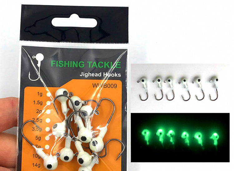 Lead Jig Head Hooks for Soft Baits, 2–20 g (0.07–0.7 oz) – product photo