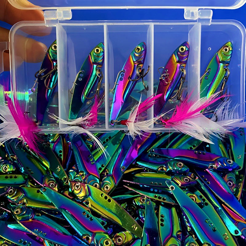 Metal VIB Blade Bait with Treble Hook, 5–18 g (0.18–0.64 oz)