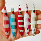 Slow Pitch Jig, 120 g (4.2 oz), Glow Stripe Colors