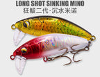 Slow-Sinking Minnow Hard Bait, 2.7–19 g (0.10–0.67 oz) – product photo