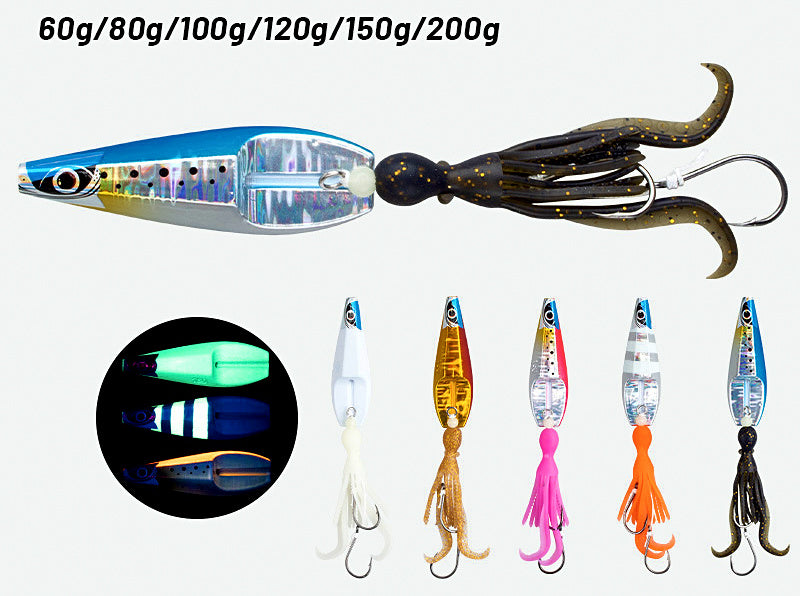 Slow Pitch Metal Jig, 80–150 g (2.8–5.3 oz) – product photo