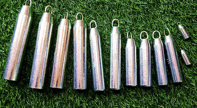 Saltwater Eyelet Sinker Weights, 0.8–88.2 oz (22–2500 g) – product photo