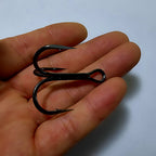 Black Treble Hooks, Size 6 to 5/0, 5 or 10 Pack – product photo