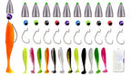 Texas Rig Kit, Bullet Weight + T-Tail Soft Bait, 3.5–10 g – product photo