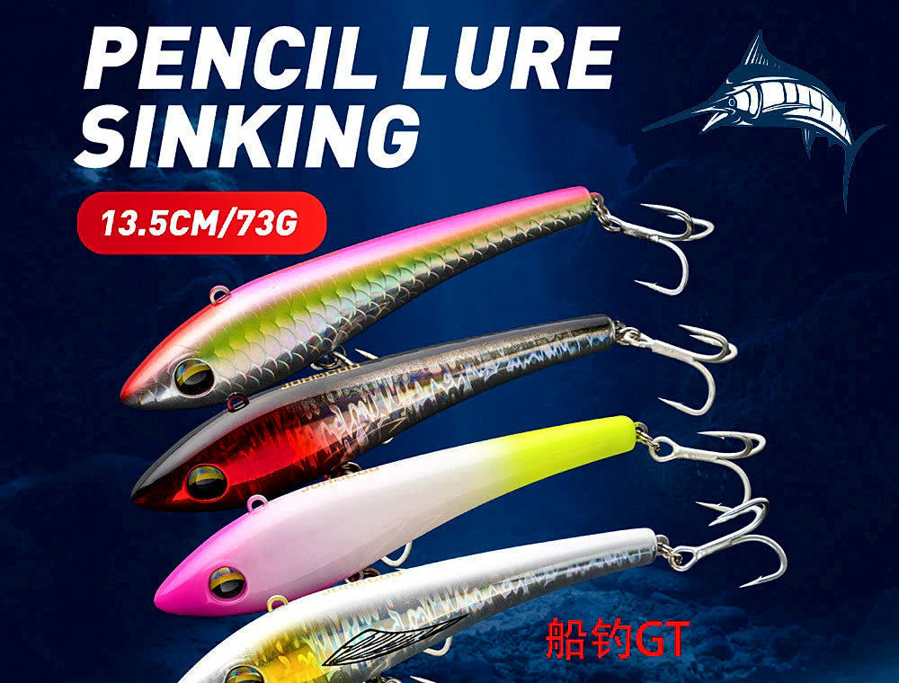 VIB Sinking Hard Bait, 13.5 cm (5.3 in) 73 g (2.6 oz) – product photo