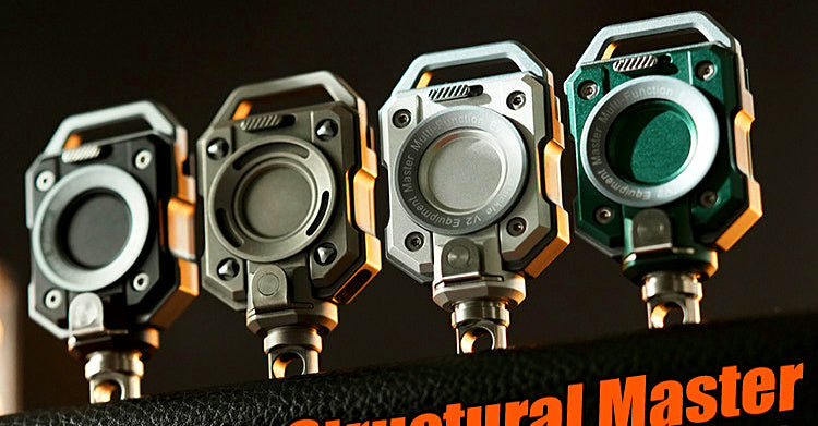 Retractable Magnetic Zinger Tether, Aluminum or Titanium – product photo