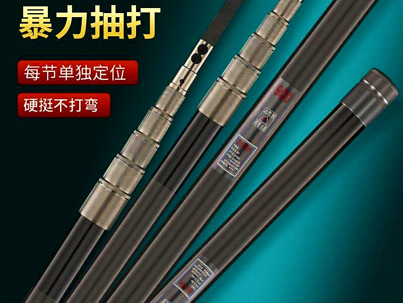Telescopic Carbon Fiber Knocking Pole, 6–11 m (20–36 ft) – product photo
