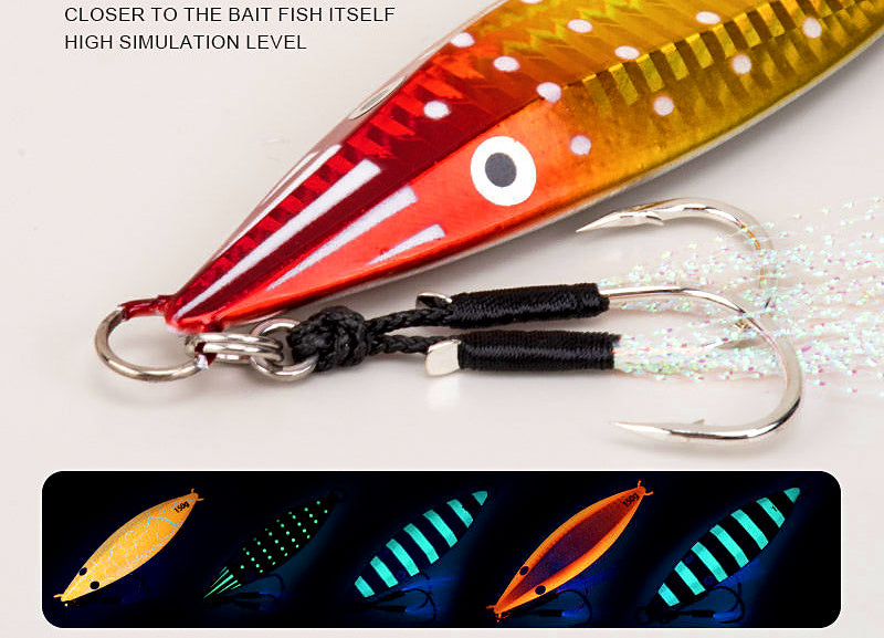 Glow UV Slow Pitch Jig, 60–150 g (2.1–5.3 oz) – product photo