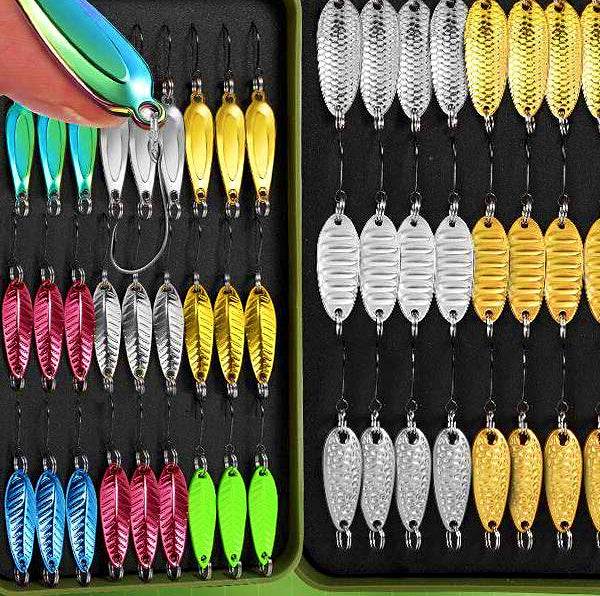 Melon Seed Spoon Lure Set, 1.5–7.5 g (0.05–0.26 oz) – product photo