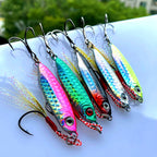 VIB Metal Jig Lure, Fish Scale Pattern, 7–25 g (0.25–0.88 oz)
