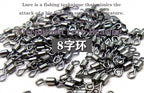 Figure-8 Ring Connectors, 50 Pack, Sizes 8–14 – product photo