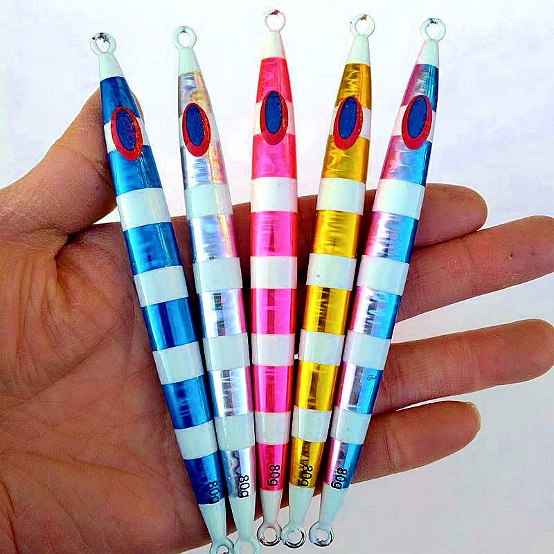 Glow Stripe Metal Jig, 80–500 g (2.8–17.6 oz) – product photo
