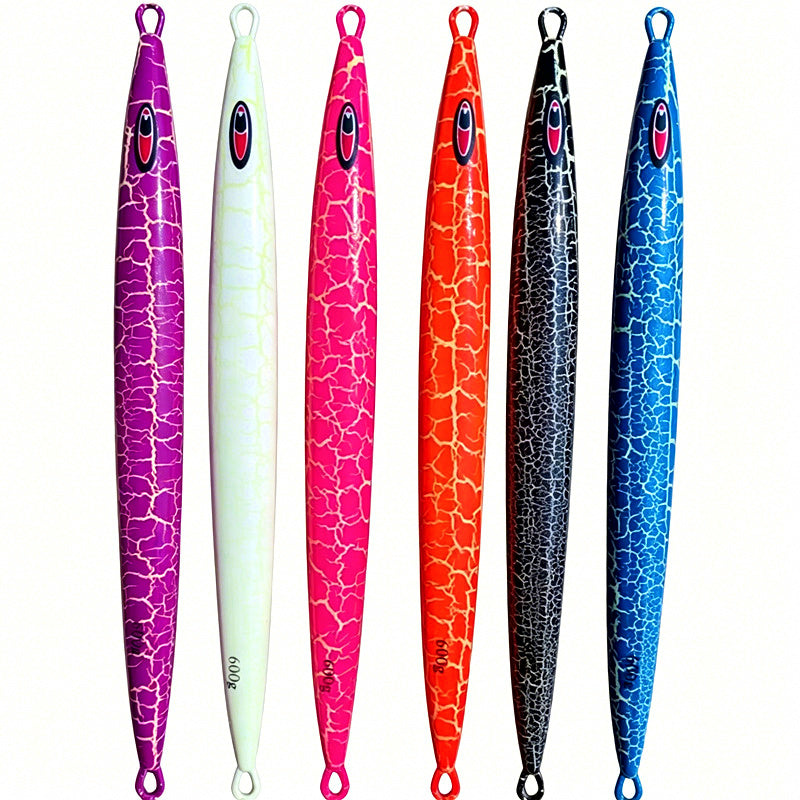 Long Glow Fast-Sinking Jig, 80–1000 g (2.8–35.3 oz)