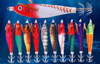 Strong Glow Wood Shrimp Squid Jig for Boat Fishing – product photo