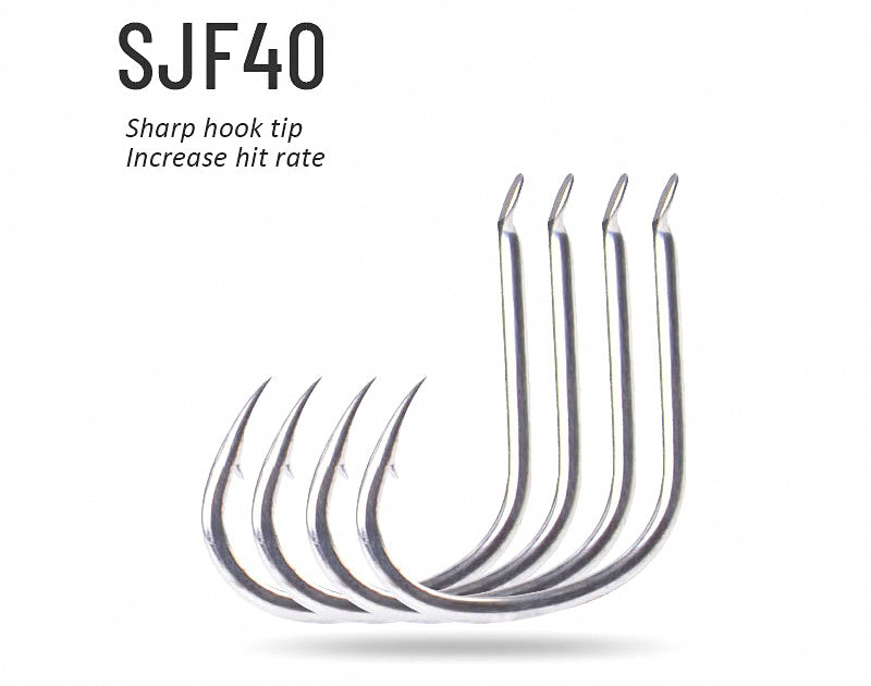 Slow Pitch Jig Assist Hooks, Carbon Steel, Size 2–5/0 – product photo