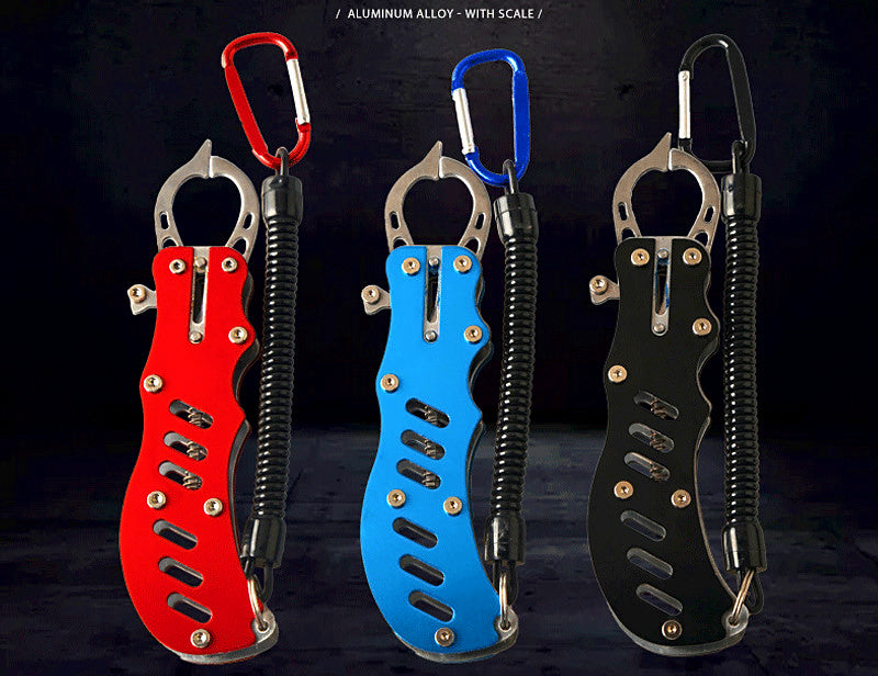 Aluminum Alloy Fish Gripper with Lanyard, Lip Grip – product photo