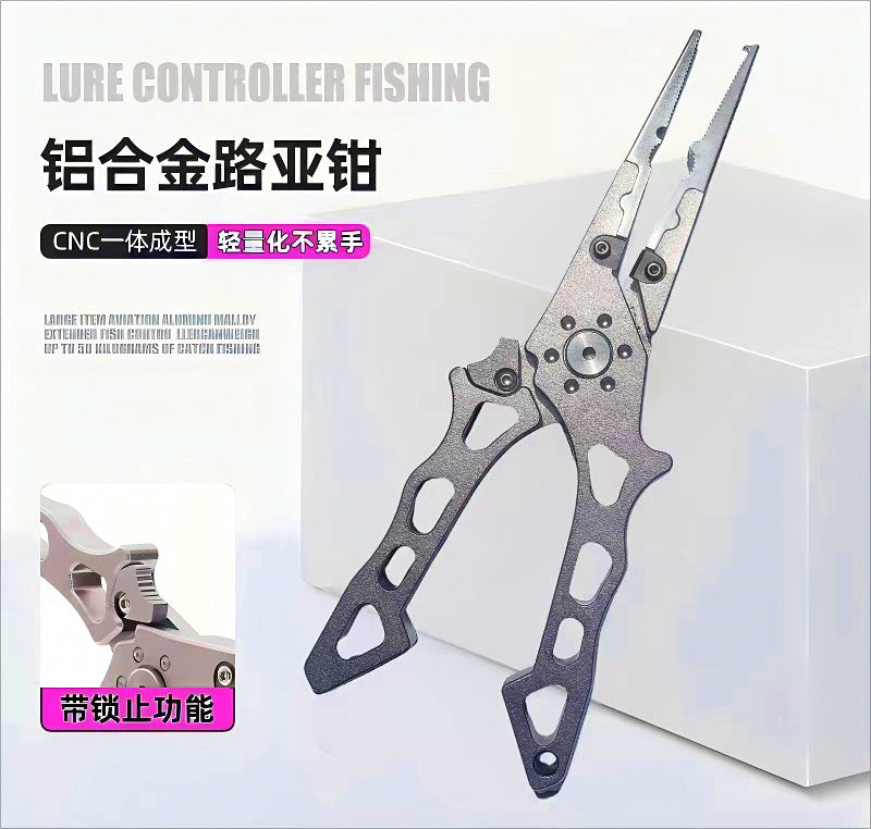 Aluminum Fishing Pliers, Split Ring Opener & Hook Remover – product photo