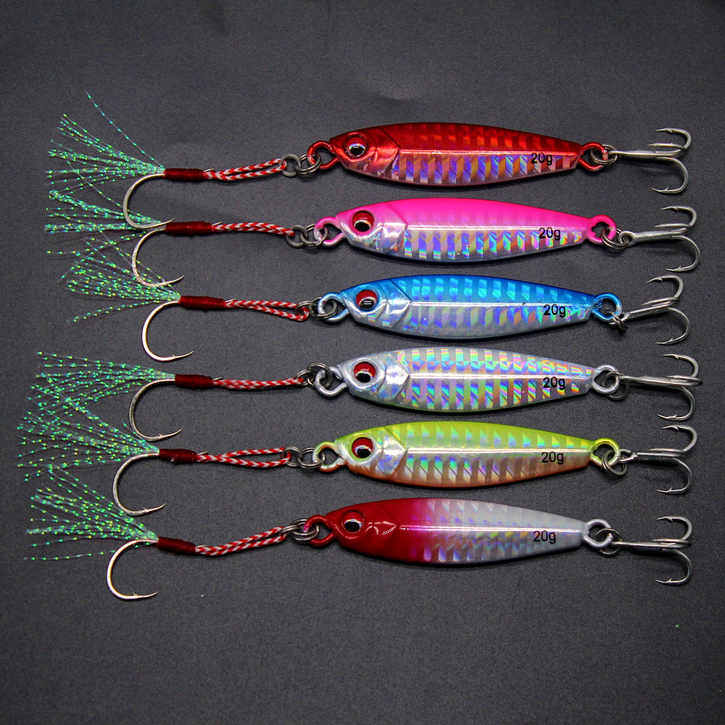 Metal Jig Lure, 7–30 g (0.25–1.06 oz), Bare or Rigged – product photo