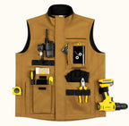 Men's Multi-Pocket Fishing Vest, Jacket and Pants – product photo