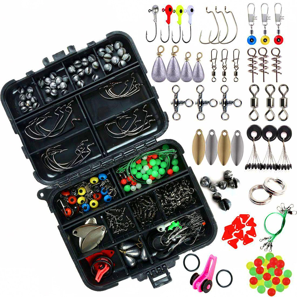 188-Piece Terminal Tackle Kit with Swivels, Hooks & Sinkers