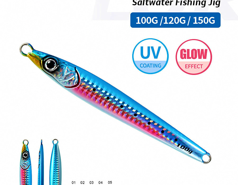Saltwater Metal Jig, 100–150 g (3.5–5.3 oz) – product photo