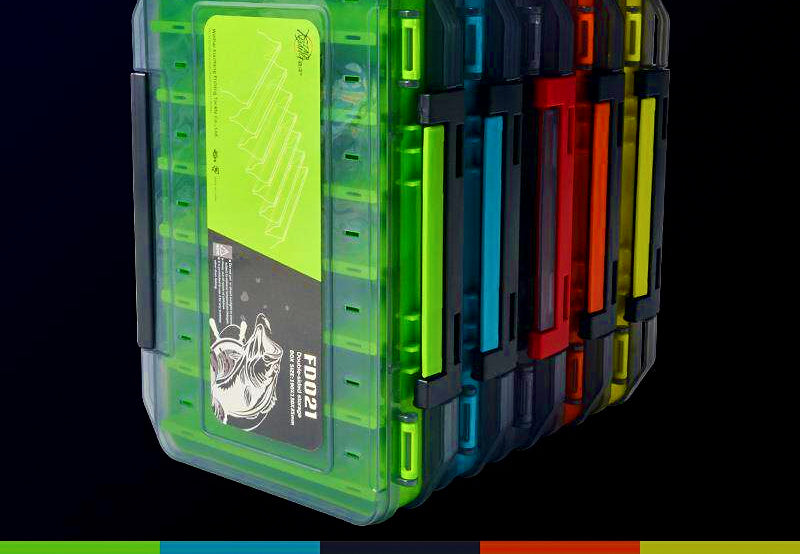 Double-Layer Waterproof Lure Tackle Box, Small & Large – product photo