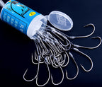 Snelled Maruse Barbed Hooks, Sizes 10–28, Tied Leader – product photo