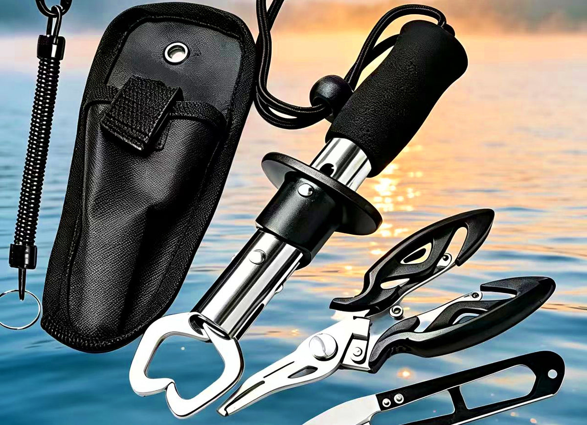 Stainless Steel Fish Control Gripper Tool, Multiple Styles – product photo