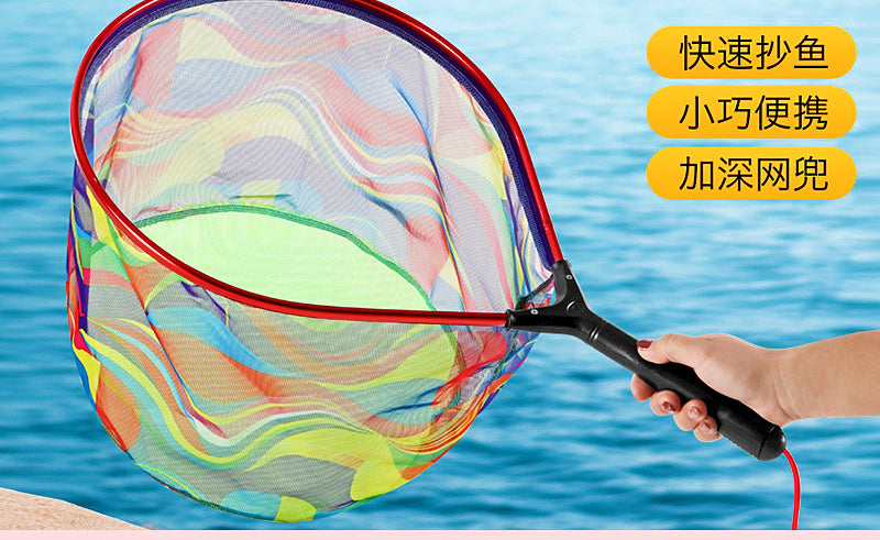 Short Handle Landing Net, Aluminum Frame, 37 cm (14.6 in) – product photo
