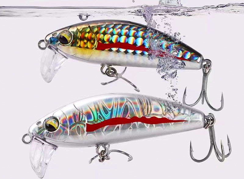 Slow Sinking Minnow Lure, 5.5–18 g (0.19–0.63 oz) – product photo