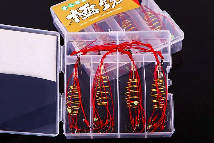 Pre-Tied Spring Explosion Hooks, Iseni Style, Size 6–14 – product photo