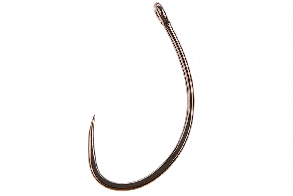 Barbless Curved Shank Fly Hooks, Sizes 6–18, 10-Pack – product photo