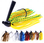 10 g (0.35 oz) Jig Head Hook with Skirt, Glow Soft Bait Rig – product photo