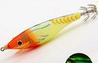 Wooden Shrimp Squid Jig (Egi), Glow, 6.5 g (0.23 oz) – product photo