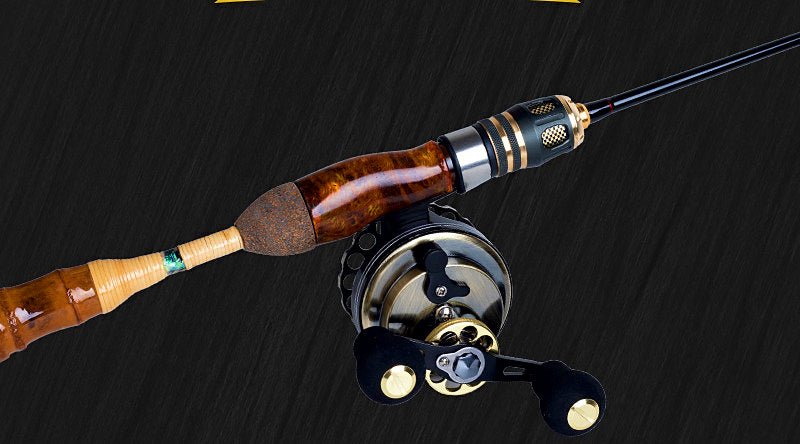 Carbon Boat Rod with Bamboo Handle, 100–120 cm (39–47 in) – product photo