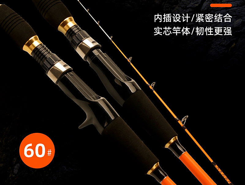 Slow Pitch Jigging Rod, Carbon, Soft Action, 1.55 m / 1.7 m – product photo