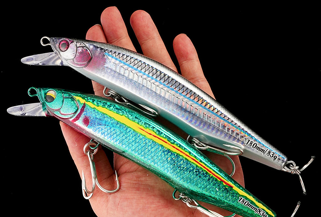 Floating Minnow Trolling Lure, 16–18 cm (6.3–7.1 in) – product photo