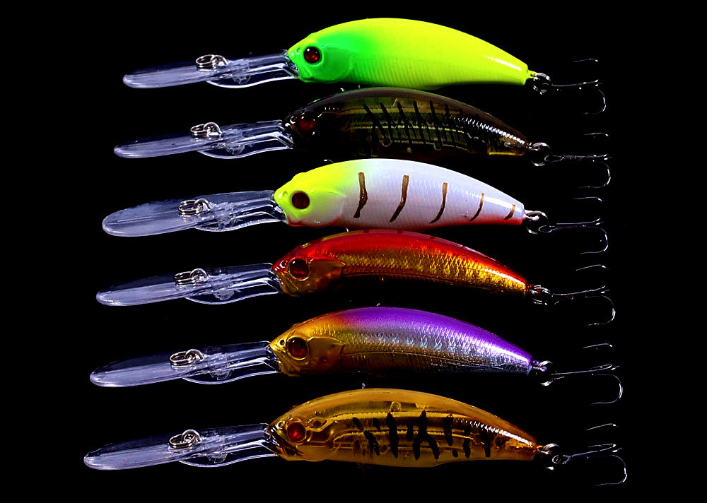 Floating Deep Diving Minnow Lure, 10 cm, 7 g (0.25 oz) – product photo