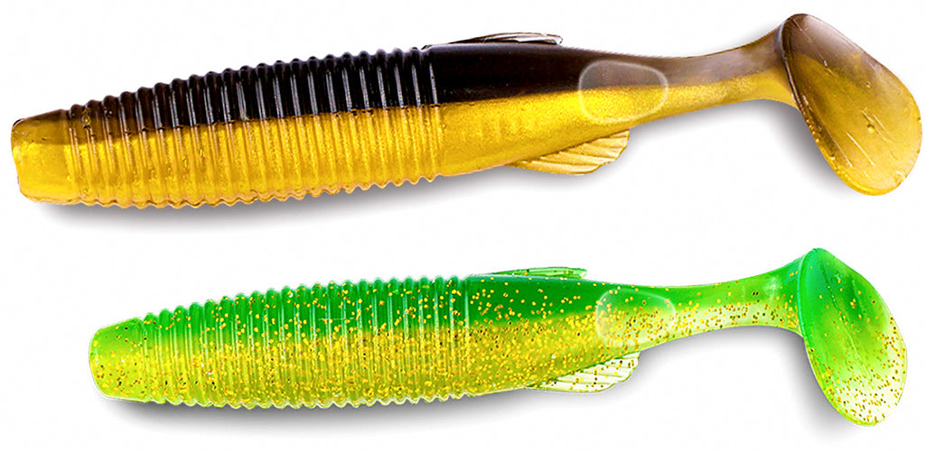 T-Tail & Curly Tail Soft Plastic Swimbait, 2.0–3.0 in – product photo