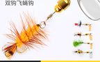 Spinner Spoon Lure with Double Hook, 3.2 g (0.11 oz) – product photo