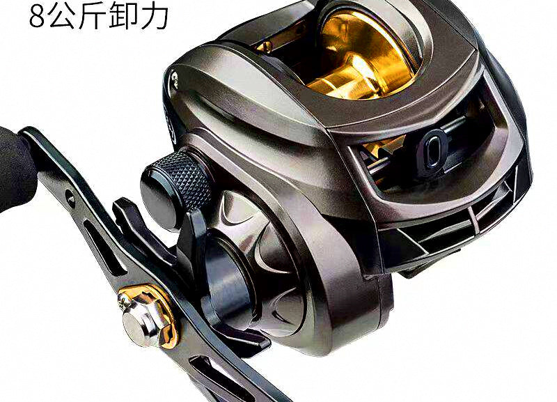 Magnetic Brake Baitcasting Reel, Metal or Plastic Spool – product photo