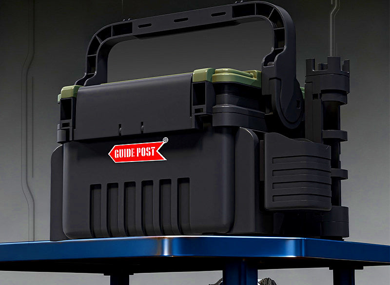 Portable Hard Plastic Tackle Box, Sit-On, Rod Holder Sets – product photo