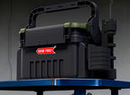 Portable Hard Plastic Tackle Box, Sit-On, Rod Holder Sets – product photo