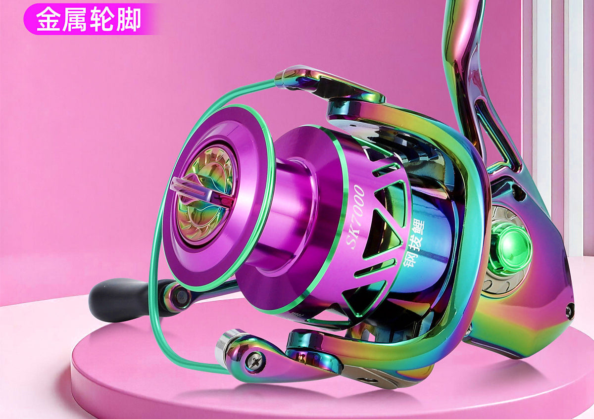 All-Metal Spinning Reel for Long Casting, SK2000–SK7000 – product photo