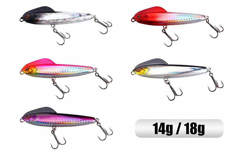 Sinking Pencil Lure, 14–18 g (0.5–0.6 oz), 3 Treble Hooks – product photo